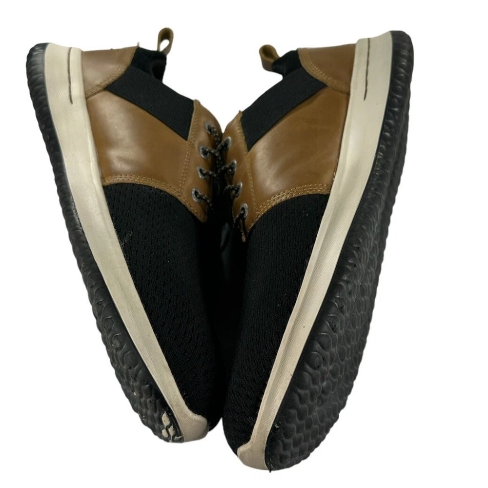 Skechers Classic Fit Air Cooled Memory Foam Mens Black Mesh Sneakers - Picture 4 of 9